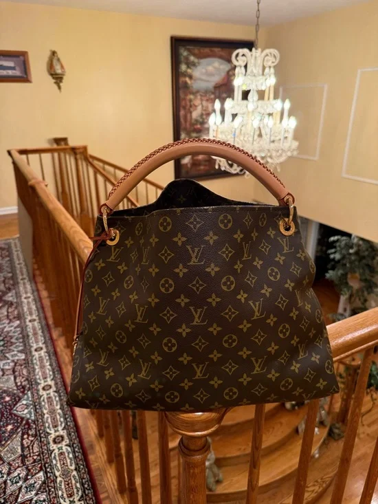 Louis Vuitton Monogram Canvas Hobo Bag - Brown - Picture 1 of 14